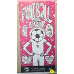 Affiche originale - football est amour - moulinex - 21x42