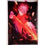 Affiche poster jujutsu kaisen manga anim� japon format a3