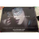 Affiche / poster / kakemono - cinquante nuances plus sombres - 2017 - plus aucune r�gles - 150x220cm