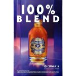 Affiche publicitaire roulée whisky chivas 18 grand format 120x175 cm Affiche publicitaire roulée whisky chivas 18 grand format 120x175 cm