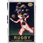 Affiche rugby casquette