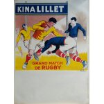 Affiche rugby lillet
