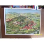 Affiche scolaire collection mdi tableau n 13 le plateau , tan 14 la colline