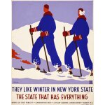 Affiche winter new york state