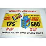Affichette lessive omo 1958