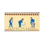 Agenda de poche tintin 1995 - 1996