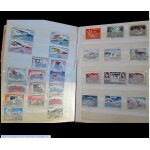 Album 1000 timbres env. diff�rents neufs et oblit�r�s france monde de 1970 a nos jours