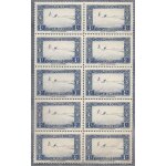 Alg�rie fran�aise yvert 101 (1936) . bloc de 10 . halte saharienne. neuf * * (mnh)