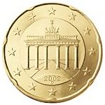 Allemagne 20 ct 2008 atelier a neuve unc de rouleau + + + rare + + +