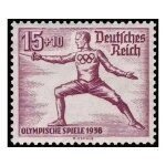 Allemagne, 3�me reich 1936, tr�s beau timbre neuf * * luxe yvert 570, jeux olympiques de berlin, escrime, ...