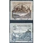 Allemagne, 3�me reich 1939, au profit du secours d'hiver, beaux timbres yvert 654 ch�teau d'elbogen et ...