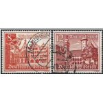 Allemagne, 3�me reich 1939, au profit du secours d'hiver, beaux timbres yvert 658 les maisons r�mer a ...