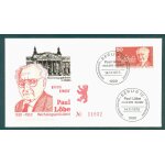 Allemagne - enveloppe 1er jour - president paul lobe - 1975. Allemagne - enveloppe 1er jour - president paul lobe - 1975.