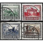 Allemagne, r�p. de weimar 1930, beaux timbres oblit�r�s yvert 431 432 433 434, surtaxe au profit des ...