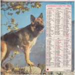 Almanach des p. t. t. oberthur 1986 chien berger / poney