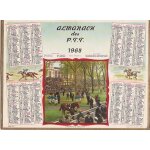 Almanach des ptt oller. hippodrome de longchamp 1968 (03)