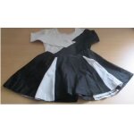 Ancien ensemble de danse / twirling - justaucorps noir et blanc et jupette assortie - graff productions ...