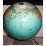 Ancien globe lumineux terrestre scan globe Ancien globe lumineux terrestre scan globe