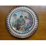 Ancien grand plat assiette en ceramique Ancien grand plat assiette en ceramique