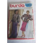 Ancien patron couture burda jupe pliss�e et chemisier / 47