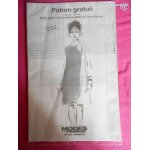 Ancien patron robe toute saison t 38 a 44 mode et travaux / 23