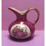 Ancien petit vase broc a eau - céramique décorée - balaruc les bains Ancien petit vase broc a eau - céramique décorée - balaruc les bains
