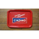 Ancien plateau metal tole publicitaire  cin cin cinzano  , ca 1970 / serving tin tray  cinzano , vintage. ...