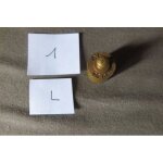 Ancien poids laiton 20 gr pour balance roberval l
