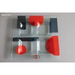 Ancien pr�sentoir publicitaire martini en verre