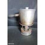 Ancien r�chaud et casserole alu