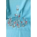 Ancien service de verres digestif 1960