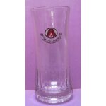Ancien verre bock chope a bi�re stella artois - pied massif stri� - 25 cl / 0, 25 l