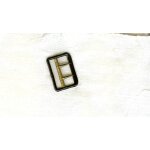 Ancienne 2cm x 3cmboucle ceinture métal noir - 2 griffes Ancienne 2cm x 3cmboucle ceinture métal noir - 2 griffes