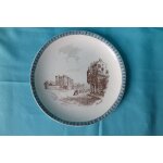 Ancienne + assiette   bastille  terre de fer hb & cie