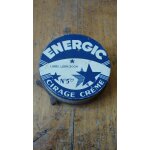 Ancienne boite metal tole cirage energic, ca 1960.
