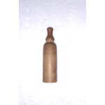 Ancienne bouteille miniature en bois avec un jeu de 4 d�s