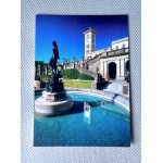 Ancienne carte postale. fontaine osborne house, ch�teau, r�sidence estivale famille royale, britannique, ...