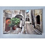 Ancienne carte postale saint paul de vence. vieille porte et son blason. alpes - maritimes. dpartement ...