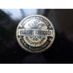 Ancienne mini boite metal tole vaseline boriquee, ca 1900.
