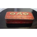 Ancienne petite boite metal tole bouillon oxo liebig 10 cubes, ca 1920. Ancienne petite boite metal tole bouillon oxo liebig 10 cubes, ca 1920.