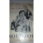 Ancienne publicité papier: parfum soir de paris de bourjois, parue dans la presse en 1955 Ancienne publicité papier: parfum soir de paris de bourjois, parue dans la presse en 1955