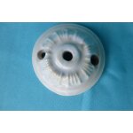 Ancienne rosace en porcelaine blanche pour plafond / 6 +