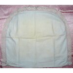 Ancienne taie d'oreiller bb / enfant - bord dentelle