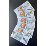 Angola 2019 mi. ? carte maximum maxi card mohandas mahatma gandhi india taj mahal bird oiseau vogel