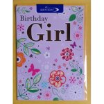 Anniversaire: birthday girl - carte 2 volets + enveloppe (riverside cards, fille, femme)