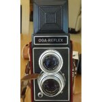 Appareil photo oga - reflex 6x6 avec nombreux accessoires