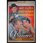 Ariane - love in the afternoon * film 1957 billy wilder - affiche de cin�ma originale belge de 1957 - ...