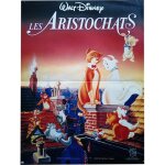 Les aristochats (the aristocats, walt disney) - v�ritable affiche de cin�ma pli�e - format 40x60 cm - ...
