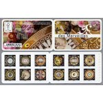 Artisanat : assiettes en porcelaine bande ; carnet 1777 anne 2019 autoadhsifs n 1777 1778 1779 1780 ...