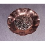 Assiette en cuivre voiture ancienne / tacot
